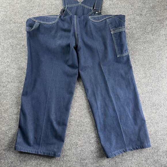 Vintage 90s Sears And Roebucks Denim Jeans Overalls Bibs Carpenter Baggy 36x32 - Picture 5 of 10